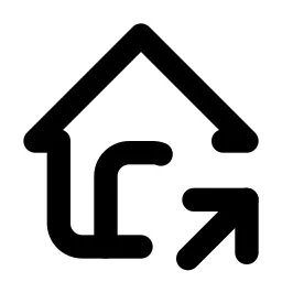 Home Share Line Icon
