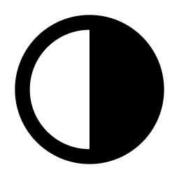 Percentage 50 Line Icon