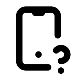 Device Mobile Question Line Icon