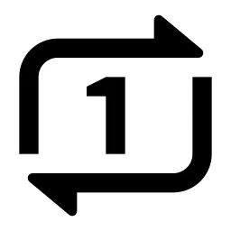 Repeat One Fill Icon