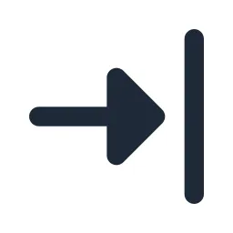 Arrow Collapse Right Solid Icon