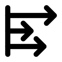 Chart Arrows Line Icon