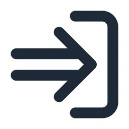 Arrow Double In Right Line Icon