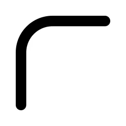 Border Corner Rounded Line Icon
