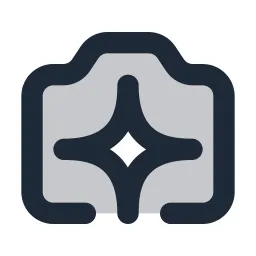 Camera Sparkle 2 Duotone Icon
