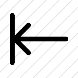 Arrow Wall 2 Left Align Left Icon