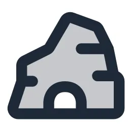 Cave Duotone Icon