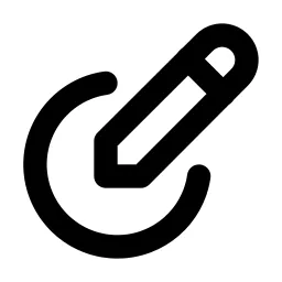 Edit Circle Line Icon