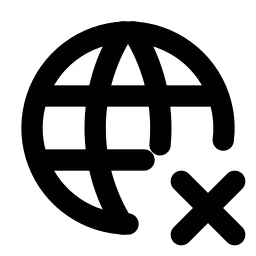 World X Line Icon