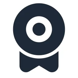Award 2 Solid Icon
