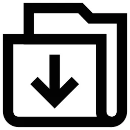 Folder Arrow Down Icon