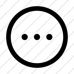Circle Dots Center 1 Menu Grid Circle Icon