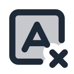 A Box Delete Duotone Icon