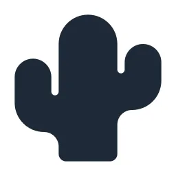 Cactus Solid Icon