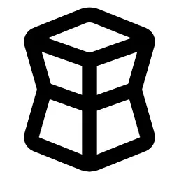 Irregular Polyhedron Line Icon