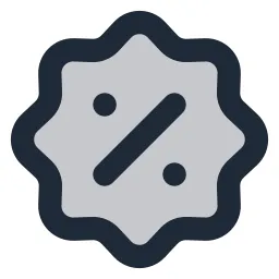 Discount Badge Duotone Icon