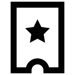 Ticket Star Icon