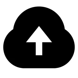 Upload Cloud Fill Icon