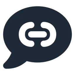 Chat 2 Link Solid Icon