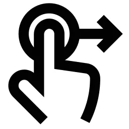 Drag Right Icon
