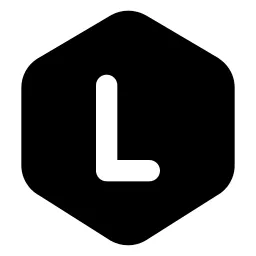 Hexagon Letter L Icon