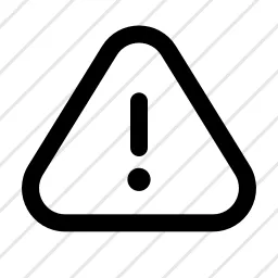 Triangle Exclamation Error Warning Alert Icon