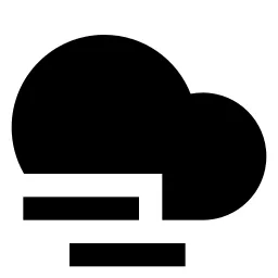 Cloud Windy Fill Icon