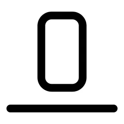 Comp Align Bottom Icon