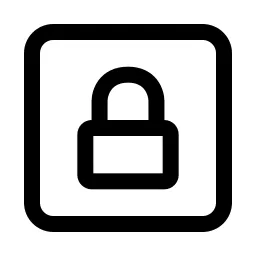 Lock Square Icon
