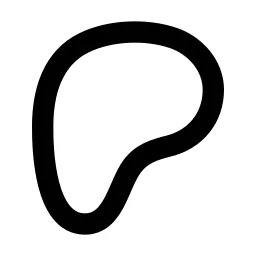 Brand Patreon Line Icon