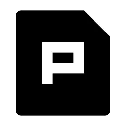 File Ppt Fill Icon