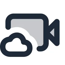 Video Cloud Duotone Icon