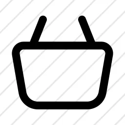 Basket 2 Shopping Bag Icon