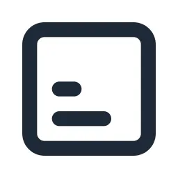 Align Left Bottom Box Line Icon