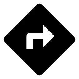 Direction Fill Icon