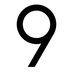 Number 9 Icon