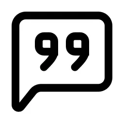 Quote Message Icon