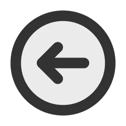Arrow Left Circle Duotone Icon