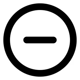 Minus Circle Icon