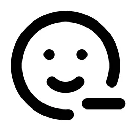 Mood Minus Line Icon