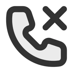 Phone Missed Call Duotone Icon