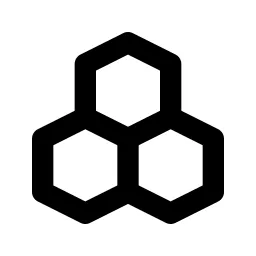 Hexagons Line Icon