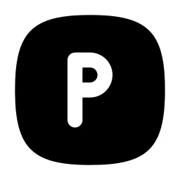 Square Rounded Letter P Icon