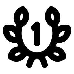 Laurel Wreath 1 Line Icon
