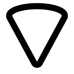 Cone 2 Line Icon