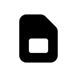 Sim Card Fill Icon