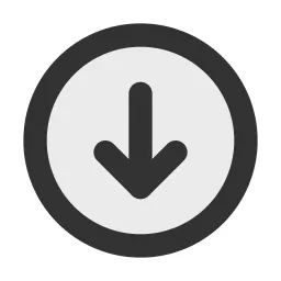 Arrow Down Circle Duotone Icon