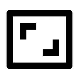 Aspect Ratio Line Icon