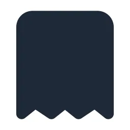 Receipt Solid Icon
