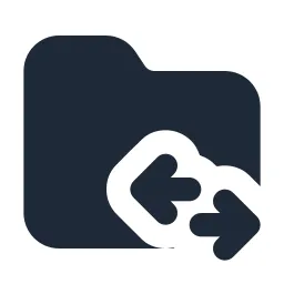 Folder Change Solid Icon